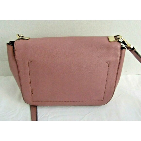 Kate Spade New York Crossbody Pink Coral Leather Bow Flap Detachable Strap - Picture 5 of 10